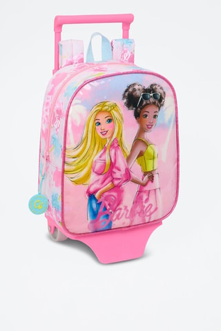 Sac à dos à roulettes Barbie - Bleu et rose