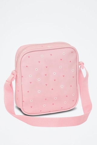 Sac bandoulière - Blanc et rose