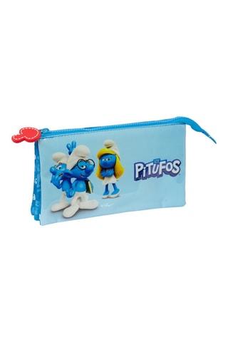 Trousse à crayons Les Schtroumpfs - Bleu