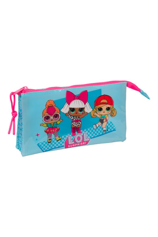Trousse à crayons LOL Surprise ! - Bleu et rose
