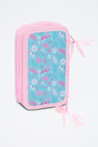 Trousse garnie - 37 pièces - Bleu et rose