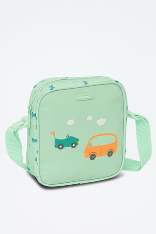Sac bandoulière - Vert et orange