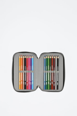 Trousse garnie - 36 pièces - Noir et gris