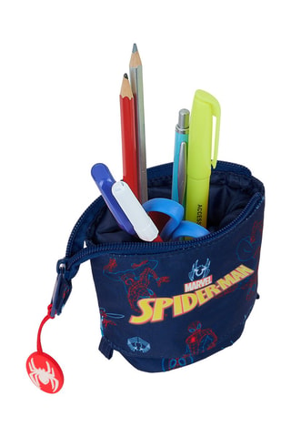 Trousse à crayons Spider-Man Avengers Marvel - Rouge et bleu