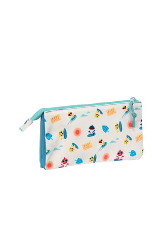 Trousse Baby Shark - Blanc et bleu