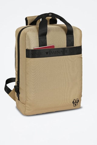 Sac à dos connecté Minnie Disney - Noir et beige