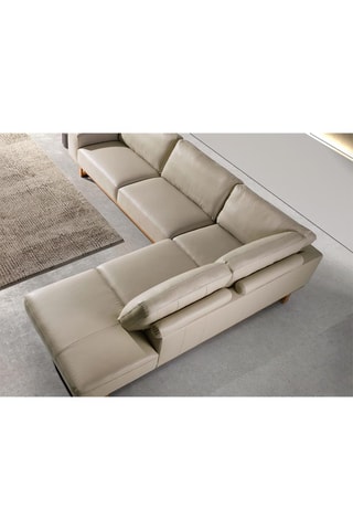 Divano angolare destro - Beige