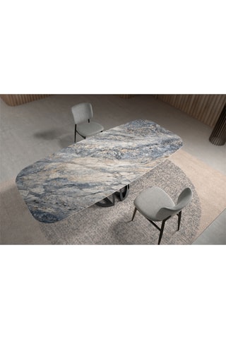 Tavolo da pranzo in porcellana - 240 x 110 x 76 cm