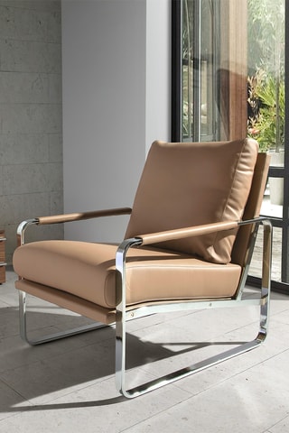Poltrona- Beige -  67 x 100 x 89 cm
