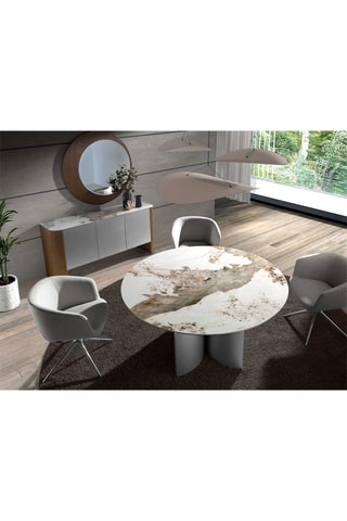 Tavolo da pranzo in porcellana - 150 x 75 x 150 cm