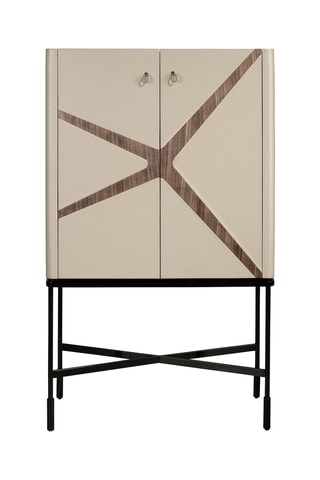Credenza 2 ante in noce - 90 x 40 x 150 cm