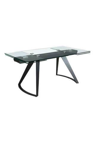 Tavolo da pranzo estensibile in vetro - 180/225 x 75 x 100 cm
