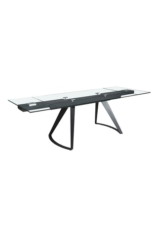 Tavolo da pranzo estensibile in vetro - 180/225 x 75 x 100 cm