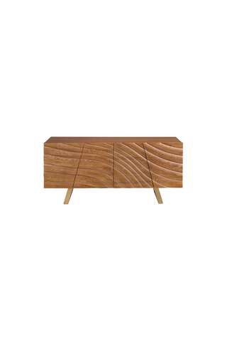 Credenza 4 ante in noce - 150 x 43 x 80 cm