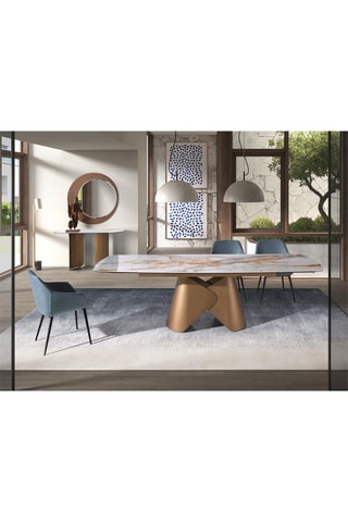 Specchio in noce - 110 x 3 x 110 cm - Neutro