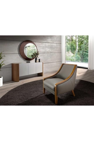 Credenza 3 ante in legno e porcellana - 160 x 80 x 45 cm