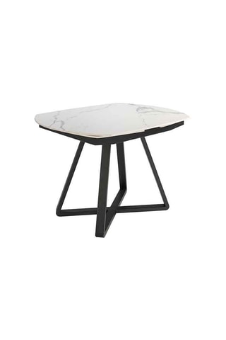 Tavolo da pranzo allungabile in marmo - 120/178 x 90 x 77 cm