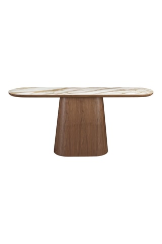 Tavolo da pranzo in marmo di porcellana - 180 x 45 x 78 cm - 8 posti