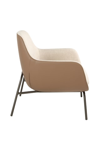 Poltrona - Crema e marrone