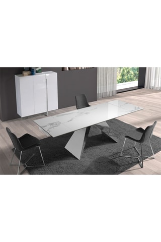 Credenza 3 ante - Bianco - 120 x 42 x 135 cm