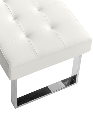Panca fondo letto - Bianco - 120 x 45 x 42 cm