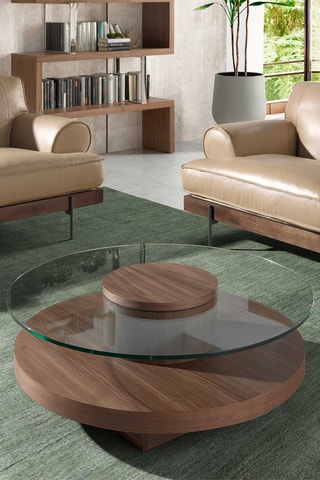 Tavolino in vetro - 100 x 35 x 100 cm