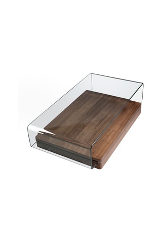 Tavolino in vetro - 120 x 70 x 33 cm