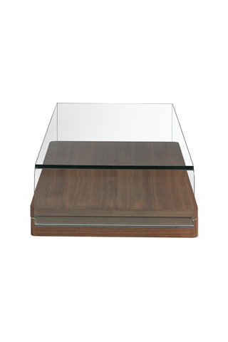 Tavolino in vetro - 120 x 70 x 33 cm