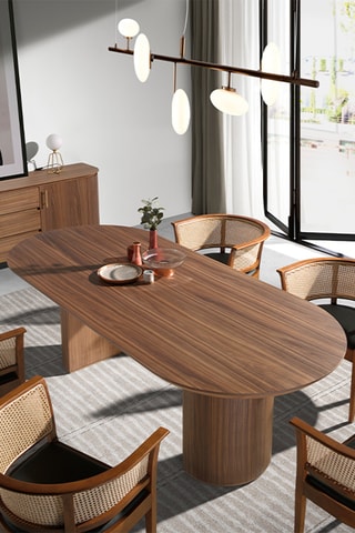 Tavolo da pranzo in noce - 240 x 75 x 105 cm