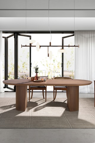 Tavolo da pranzo in noce - 240 x 75 x 105 cm