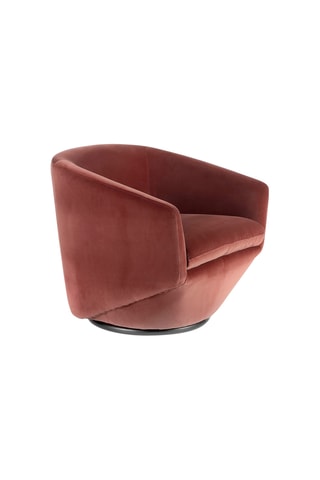 Poltrona girevole - Rosa antico