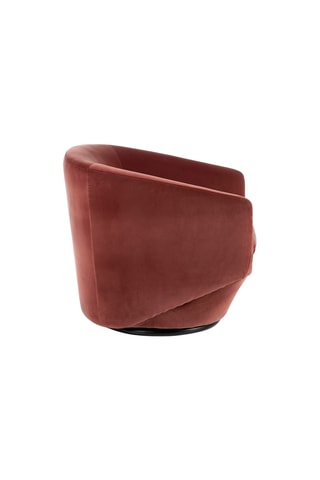 Poltrona girevole - Rosa antico