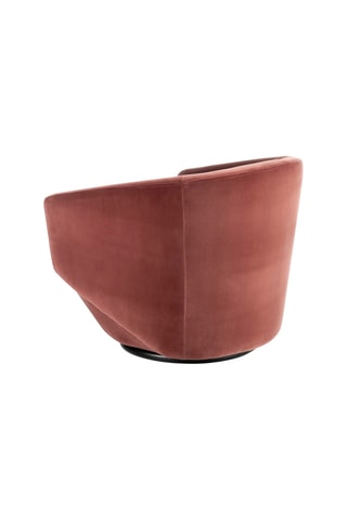 Poltrona girevole - Rosa antico