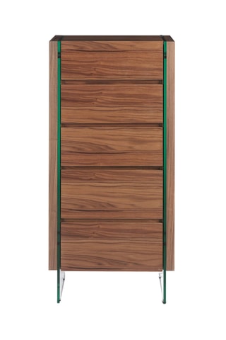 Cassettiera 5 cassetti - 58 x 39 x 119 cm
