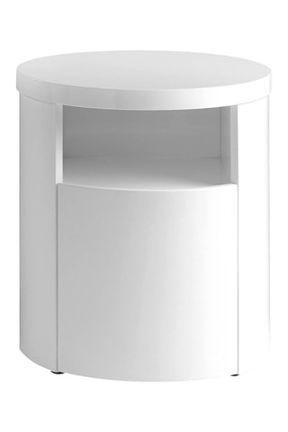 Comodino 1 cassetto Bianco