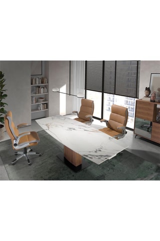 Tavolo allungabile in marmo - 160/ 240 x 100 x 76 cm