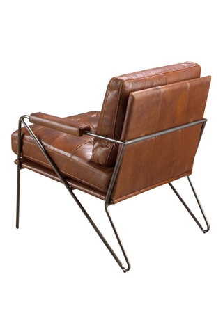Poltrona - Cognac - In pelle