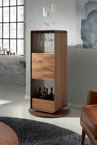 Mobile bar girevole - Effetto noce