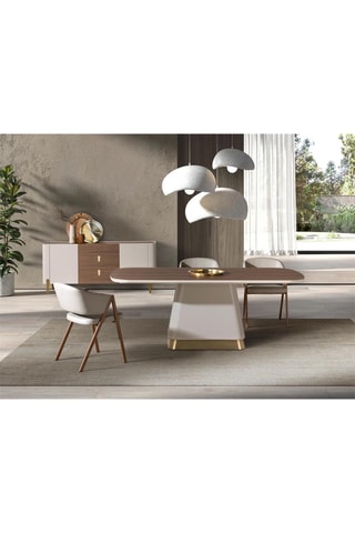 Tavolo da pranzo in noce - 200 x 95 x 76 cm