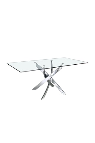 Tavolo da pranzo in vetro -  180 x 75 x 95 cm