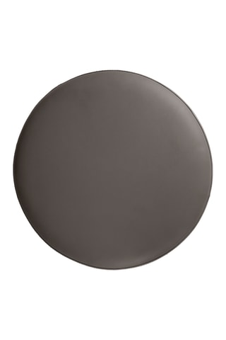Pouf - Grigio scuro e nero - Effetto pelle