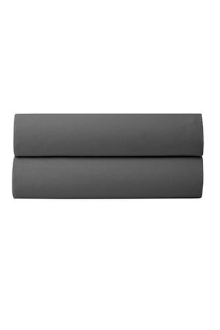 Drap-housse en coton 80 fils/cm² Julian - Ardoise