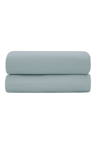 Drap-housse en satin de coton 120 fils/cm² Prestige - Céladon
