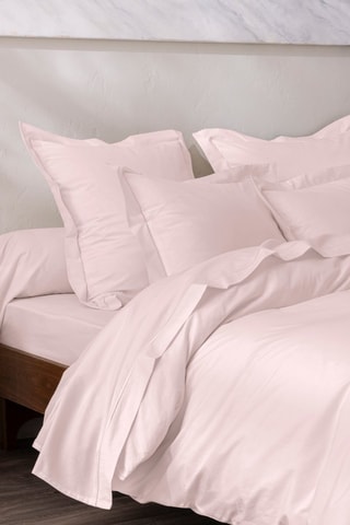 Drap-housse en coton percale 80 fils/cm² Julian - Rose