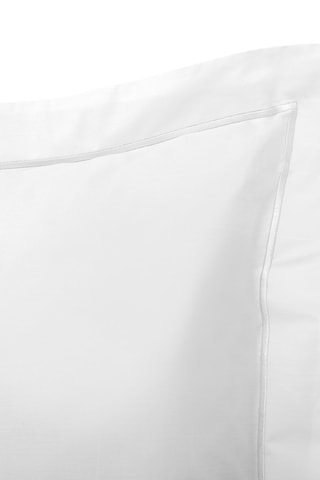 Taie d’oreiller en percale de coton 80 fils/cm² - Blanc