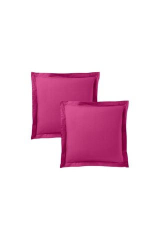 Taie d'oreiller en coton 57 fils/cm² - Magenta