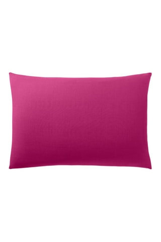 Taie d'oreiller en coton 57 fils/cm² - Magenta 