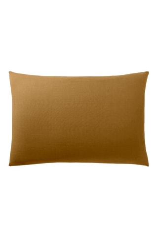 Taie d'oreiller en coton 57 fils/cm² - Caramel 
