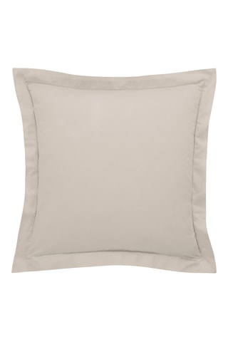 Taie d'oreiller en satin de coton 120 fils/cm² Prestige - Sable