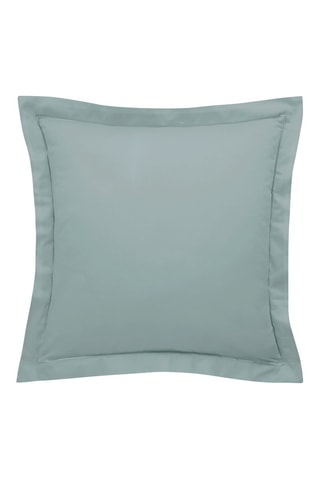 Taie d'oreiller en satin de coton 120 fils/cm² Prestige - Céladon 